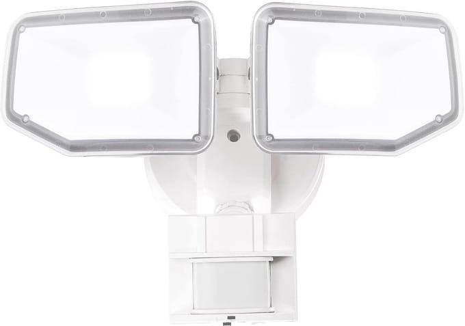 Krachtige 40W LED Buitenlamp met Bewegingsmelder - 180° Detectie - 4000LM - Wit
