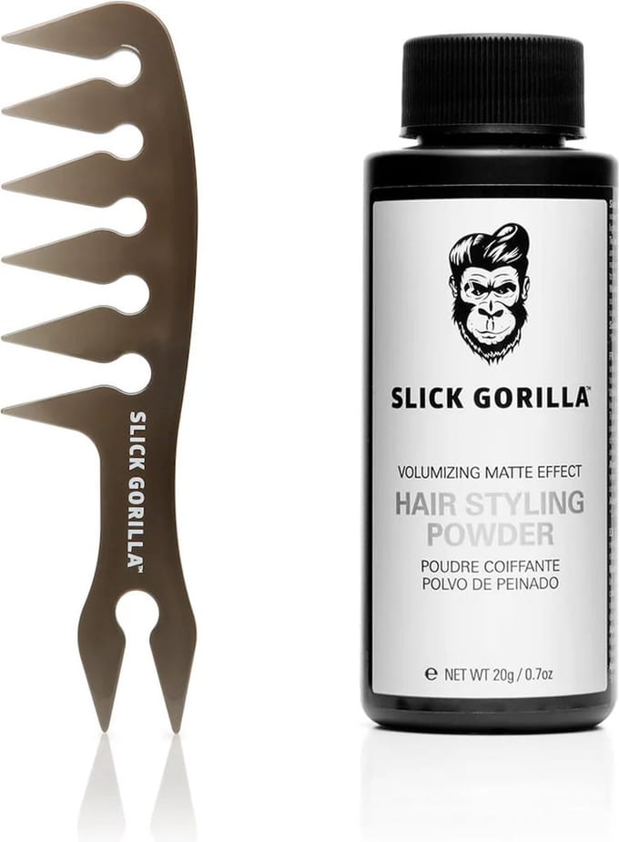 Slick Gorilla Hair Styling Powder 20 gr. + Texture Comb