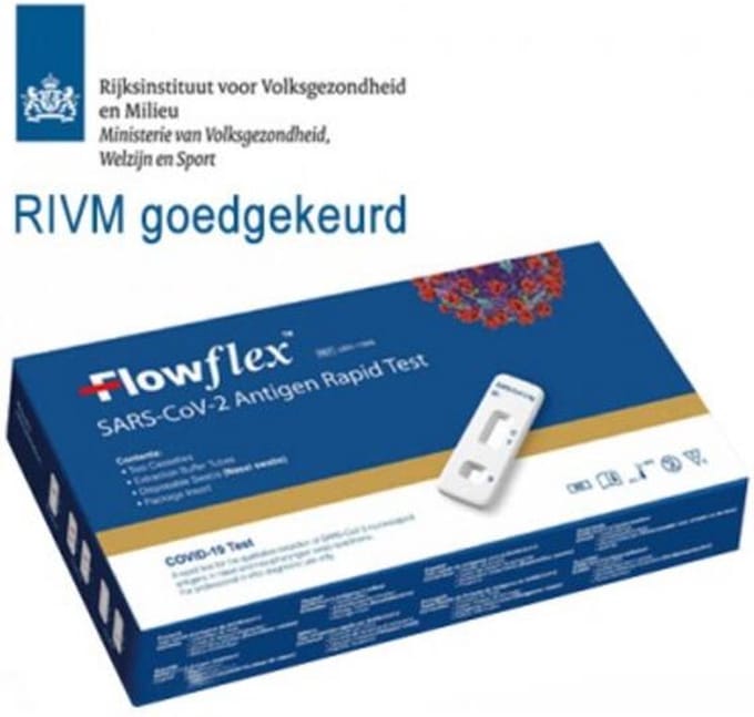 FlowFlex Corona Zelftest – 2 stuks – Covid-19 – RIVM