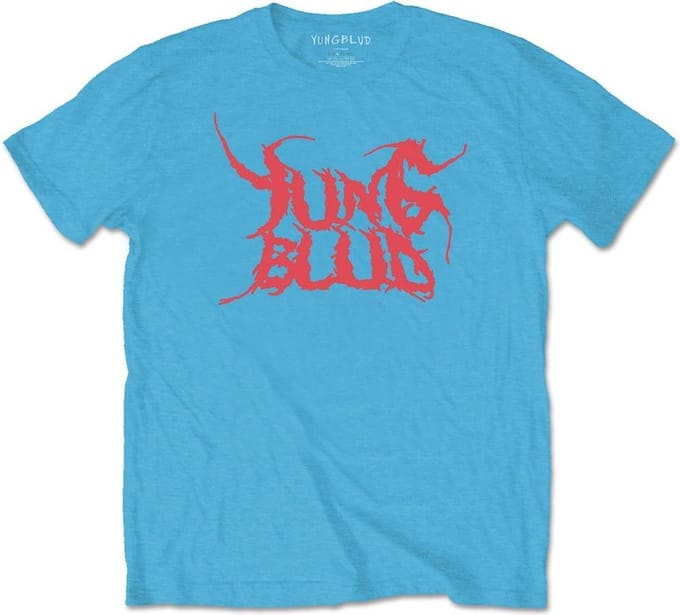 Yungblud - DEADHAPPY Heren T-shirt - M - Blauw