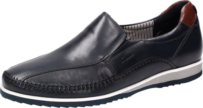 Sioux - HAJOKO-700 - Instappers - Kleur: Blauw - Maat: 46.5