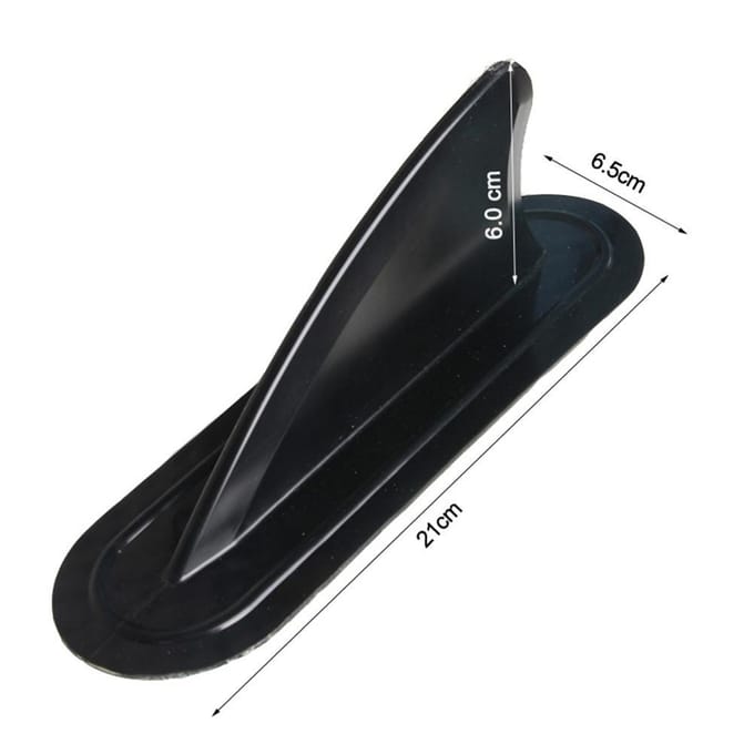 Kajak Skeg Richtingsvin voor Opblaasbare Boot Kano Surfplank Vin zwart