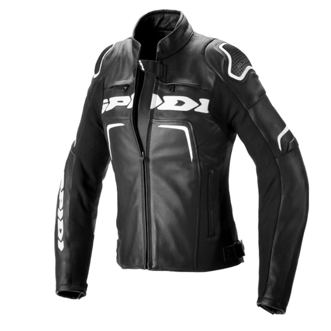 Spidi Evorider 2 Jas Dames Zwart Fuchsia - Jas