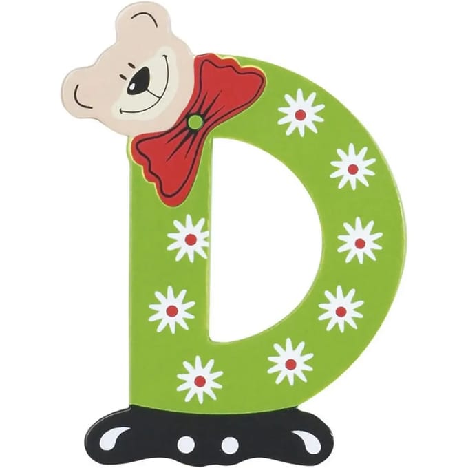 Houten kinderbrief Playshoes