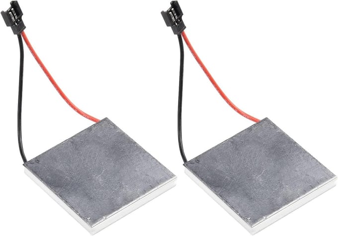 2x Hoge Kwaliteit Thermo-elektrische Module voor Houtkachel Ventilator - Vervanging