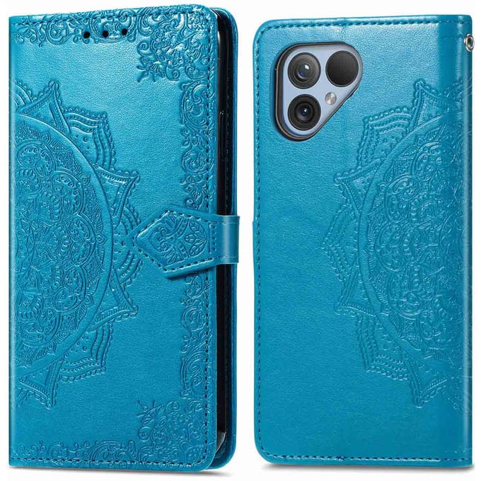 imoshion Hoesje - Geschikt voor Fairphone 5 - Mandala Bookcase - Turquoise