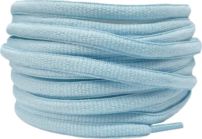 Ovale veters Lichtblauw voor O.A. SB Dunk - hardloopschoenen 120cm