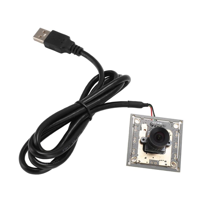 2MP 1080P Industriële Cameramodule OV2710 Ondersteunt Gezichtsherkenning Plug and Play USB 2.0 Camera black