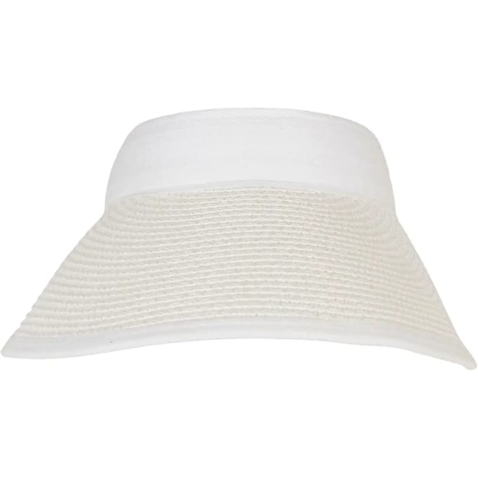 Urban Classics - Logo Bast Visor/zonneklep - Wit