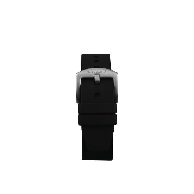 Masculino - Black strap steel