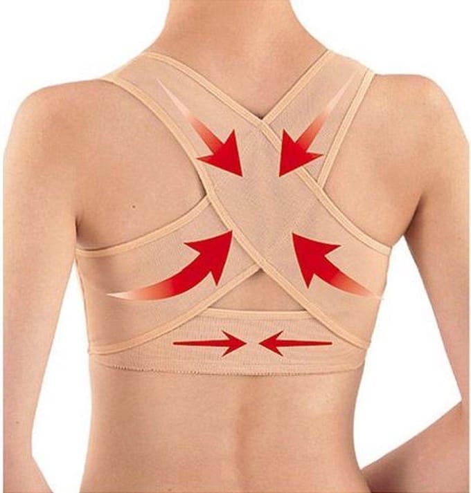 Dames Rugband - Rugbrace - maat S - beige