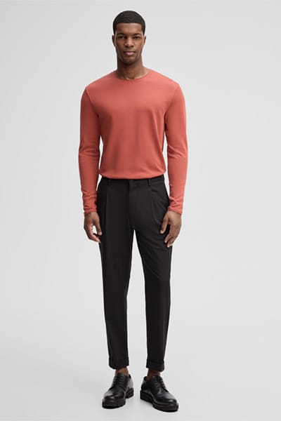 Longsleeve Prospect, roestbruin