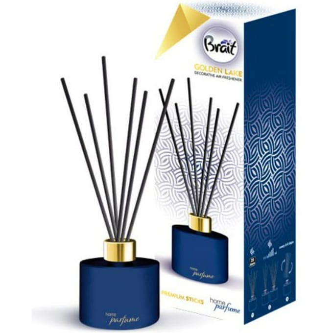 Brait Premium Geurstokjes Golden Lake 100 ml