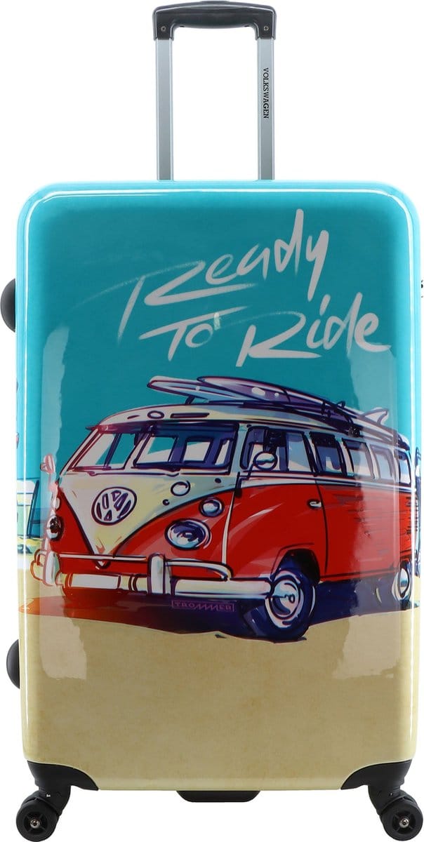 Volkswagen Ready to Ride Harde Reiskoffer L 76 cm - Bedrukt / Large