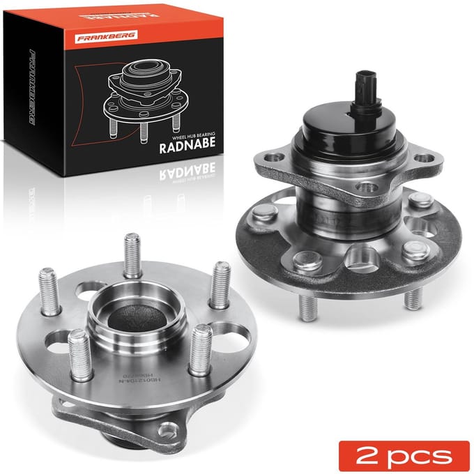 Frankberg 2x Wielnaaf Set Achter voor Toyota Auris Corolla