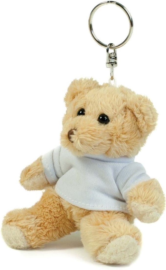 Teddybeer/beren sleutelhangers - 10 cm - Kleine dieren knuffels