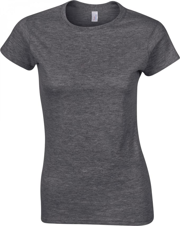 Gildan Softstyle® Fitted Ladies' T-shirt GI6400L - Dark Heather - S