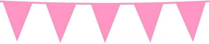 Wefiesta Vlaggenlijn 10 Meter Polyetheen Roze