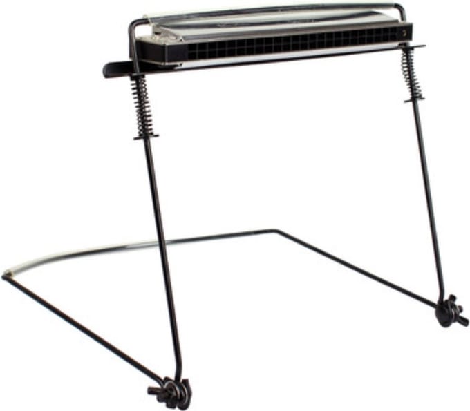 Mondharmonica houder- verstelbaar- Knobbout