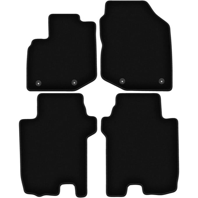 BASIC zwarte veloursmatten voor: Honda Jazz III hatchback (2011-2014)