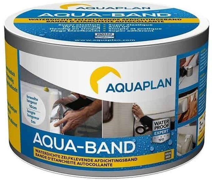 Aquaplan Afdichtingsband Aqua-band Grijs Zelfklevend 5mx10cm