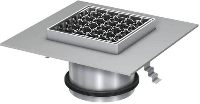 ACO Opzetstuk 150x150/ M125 V2A/ antislip/Rooster V2A los ingelegd, 9406.93.22