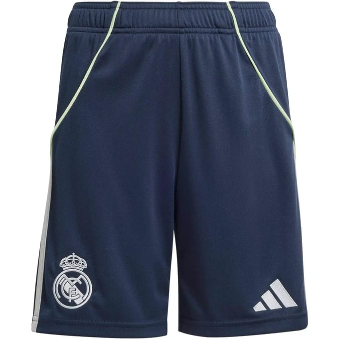 Adidas Real Madrid Korte Broeken Kinder - Blauw - Maat 171 - 176 CM - Poly Mesh