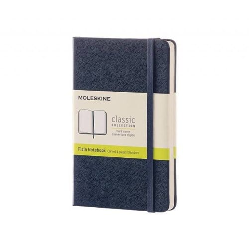 Moleskine Classic Notitieboek - Pocket - Hardcover - Blanco - Saffier Blauw