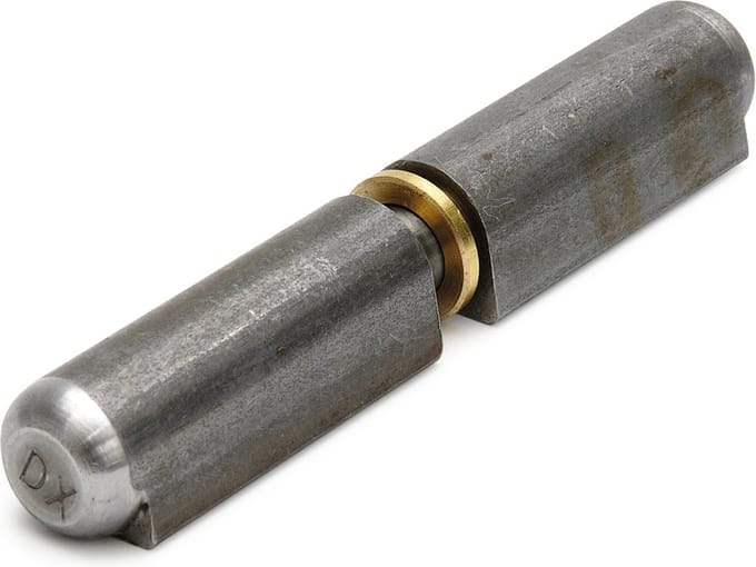 Dulimex Aanlaspaumelle - 140x20mm - stalen pen/messing ring - blank staal