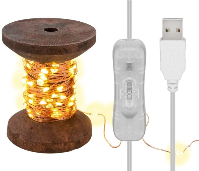 Goobay LED Light Chain Yarn Bobbin, small