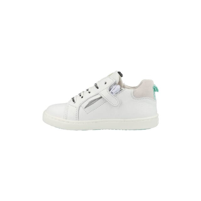 Sneakers | Meisjes | white green | Leer | Shoesme | Maat 25