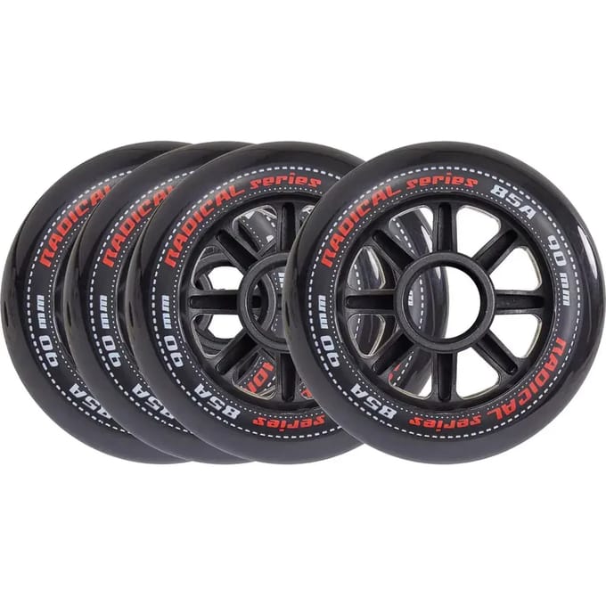 Tempish - Radical 85A - Wielen voor skeelers - 84mm - 4 stuks - Black