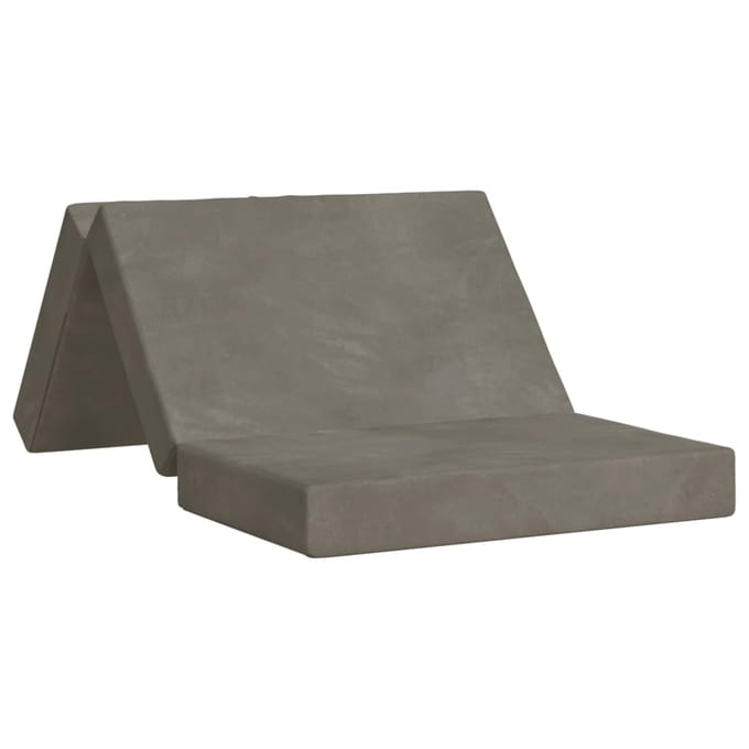 vidaXL - Vouwbare - Sofa - Bed - 80 - x - 67 - x - 45 - cm - Lichtgrijs
