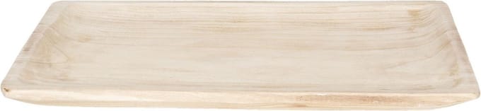 Clayre & Eef Decoratie Dienblad 51x32x4 cm Bruin Hout