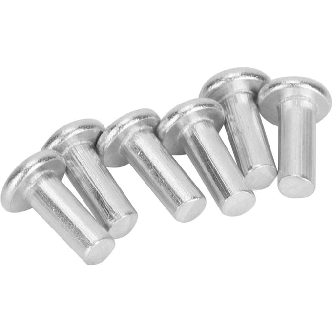 100 stuks GB867 M4 Platkop Aluminium Klinknagels Platkop Massieve Klinknagel (M4 * 12)