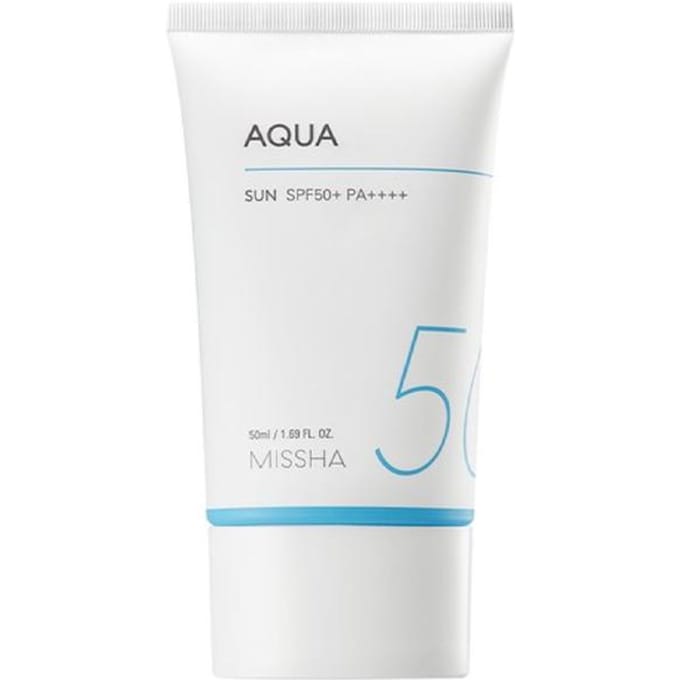 MISSHA All Around Safe Block Aqua Sun Cream SPF50+ PA++++ 50ml white