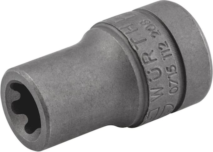 Wurth - 1/4 inch dopsleutel TX plus - 1/4 inch dopsleutel TX Plus Soort aandrijving Binnenvierkant Aansluiting E4