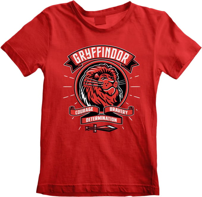 Harry Potter - Comic Style Gryffindor Kids Tshirt - Kids tm 6 jaar - Rood