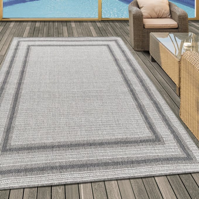 Aruba - Buitenkleed - Weerbestendig Vloerkleed - In & Outdoor - Creme