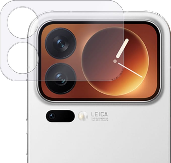Rosso Camera Protector Geschikt voor Xiaomi 17 Pro Max - Lens Bescherming - Case Friendly - Ultra Dun Glas - Transparant
