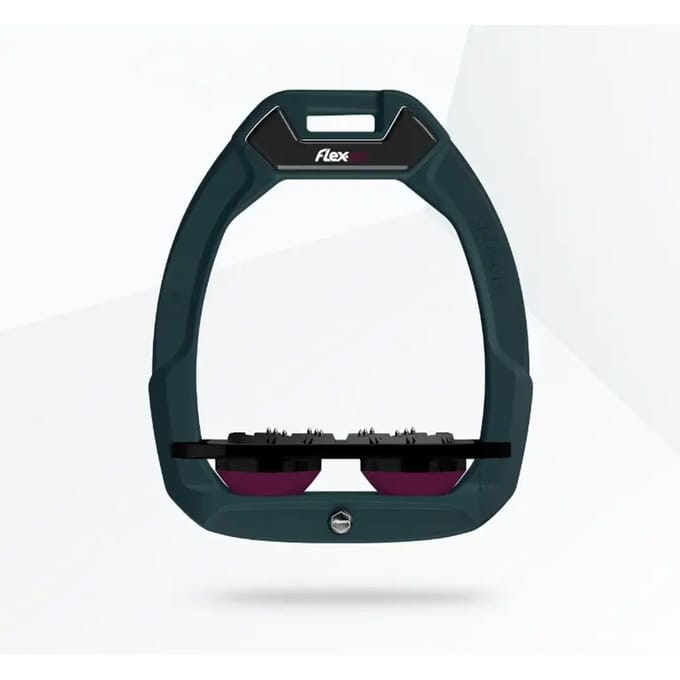 Plat Ultra Grip Veiligheidstrappers Groen/Zwart/Prune Flex-On Safe-On