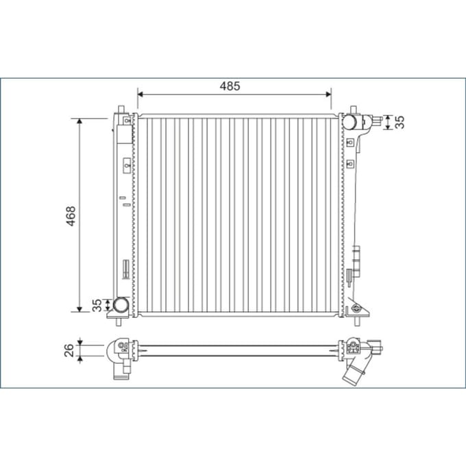 Radiateur VALEO 701140