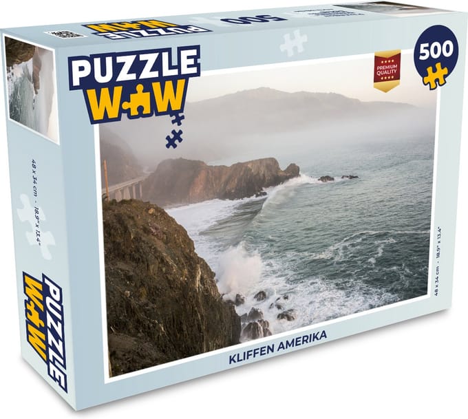 Puzzel Kliffen Amerika - Legpuzzel - Puzzel 500 stukjes