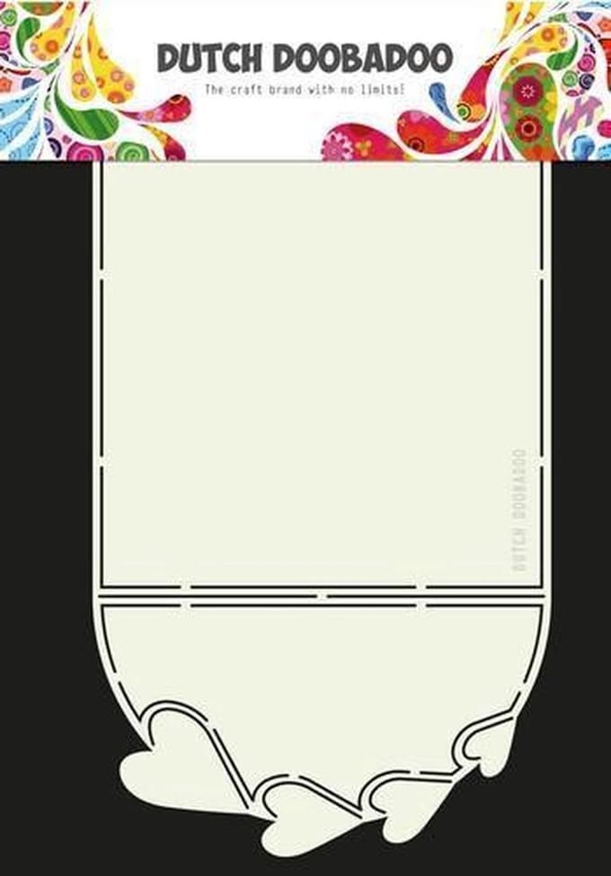 Dutch Doobadoo - Dutch Card Art Hearts A4