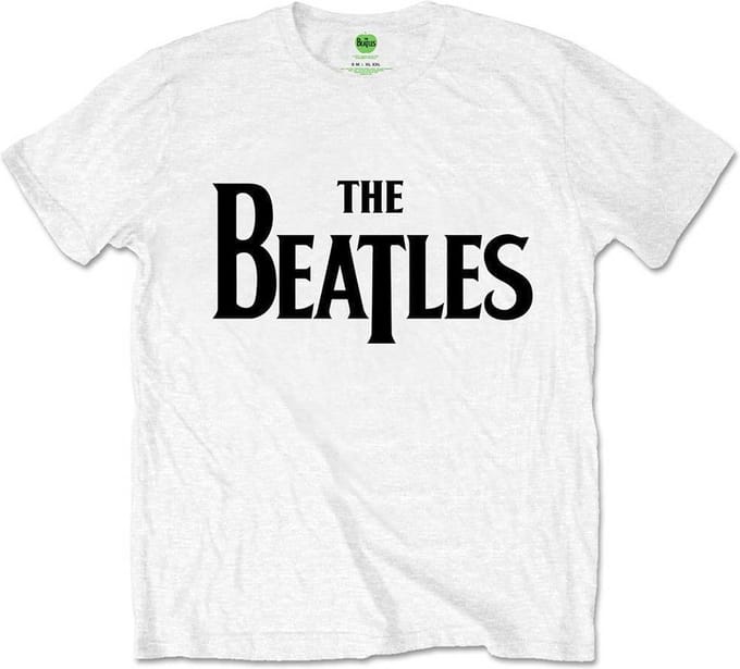 The Beatles - Drop T Logo Kinder T-shirt - Kids tm 10 jaar - Wit