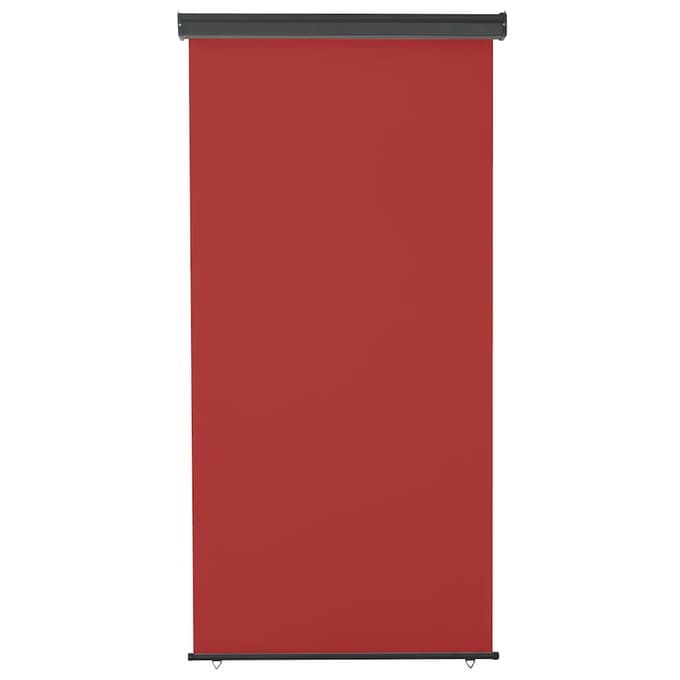 vidaXL - Balkonscherm - 125x250 - cm - rood