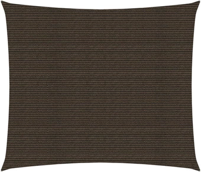 vidaXL - Zonnezeil - 160 - g/m² - 2x2,5 - m - HDPE - bruin