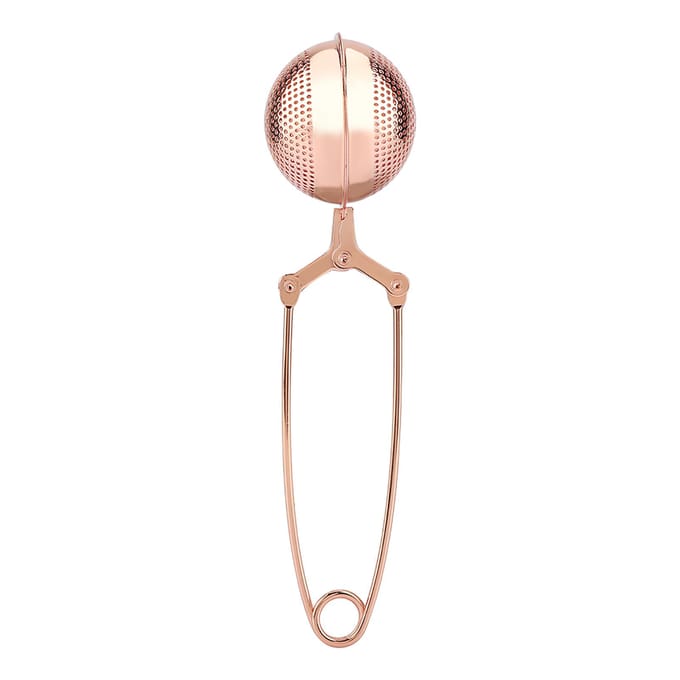 Draagbare RVS Thee Infuser Zeef Herbruikbare Bolvorm Theepot Filter beige