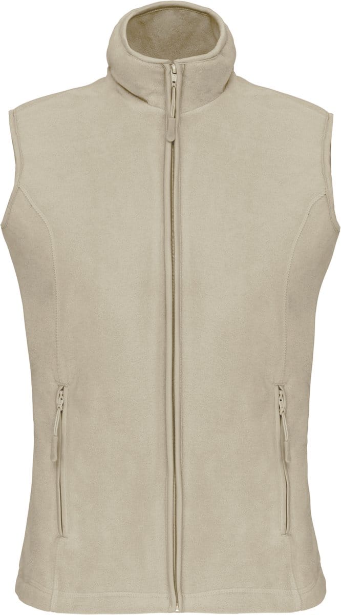Kariban Bodywarmer van microfleece dames K906 - Beige - M