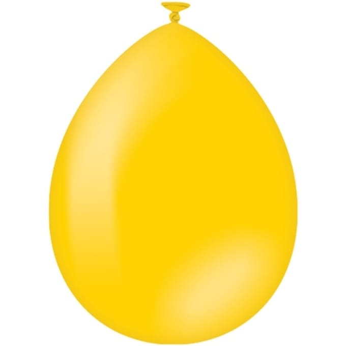 Ballonnen | 25 stuks | Kleur: Geel | Afmeting: 30cm